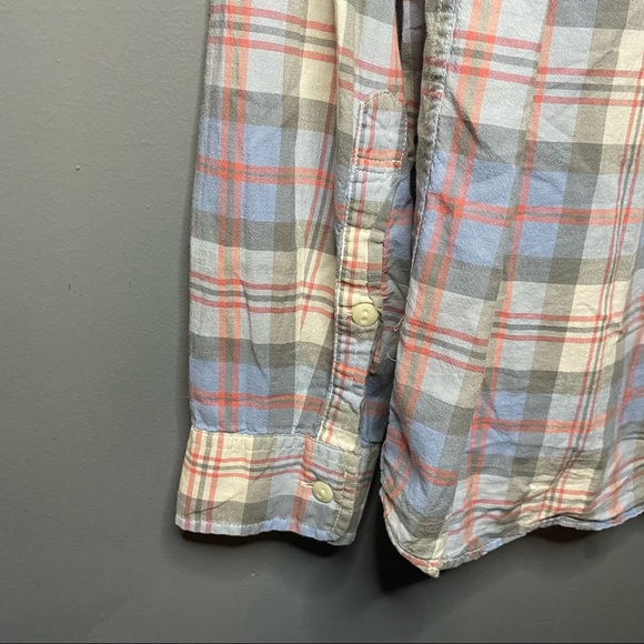 J. Crew Quality Woven Plaid Button Down Shirt Size S - Picture 6 of 9